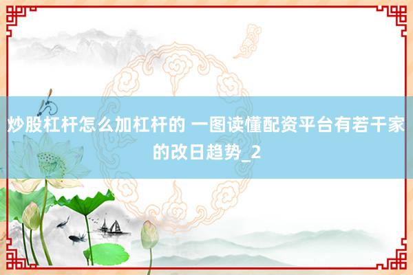 炒股杠杆怎么加杠杆的 一图读懂配资平台有若干家的改日趋势_2