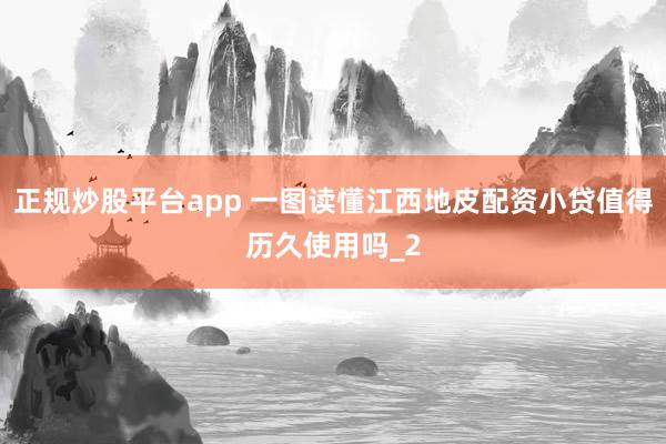 正规炒股平台app 一图读懂江西地皮配资小贷值得历久使用吗_2