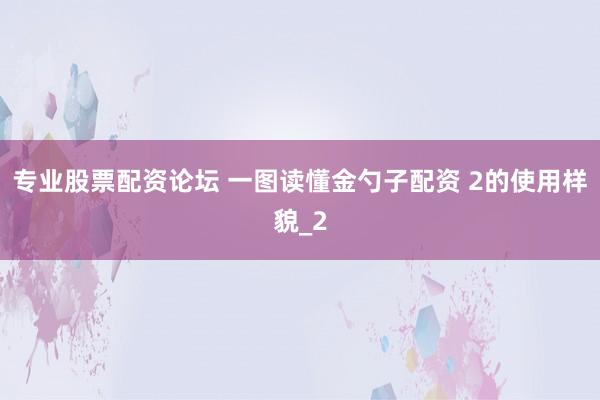 专业股票配资论坛 一图读懂金勺子配资 2的使用样貌_2