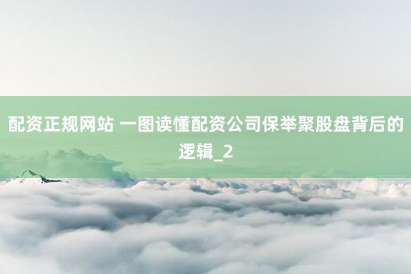 配资正规网站 一图读懂配资公司保举聚股盘背后的逻辑_2