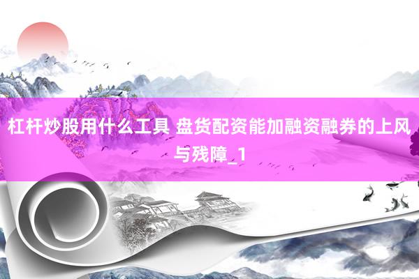 杠杆炒股用什么工具 盘货配资能加融资融券的上风与残障_1