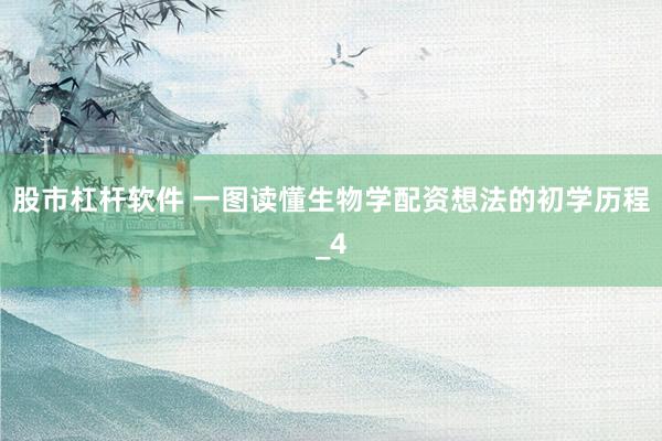 股市杠杆软件 一图读懂生物学配资想法的初学历程_4